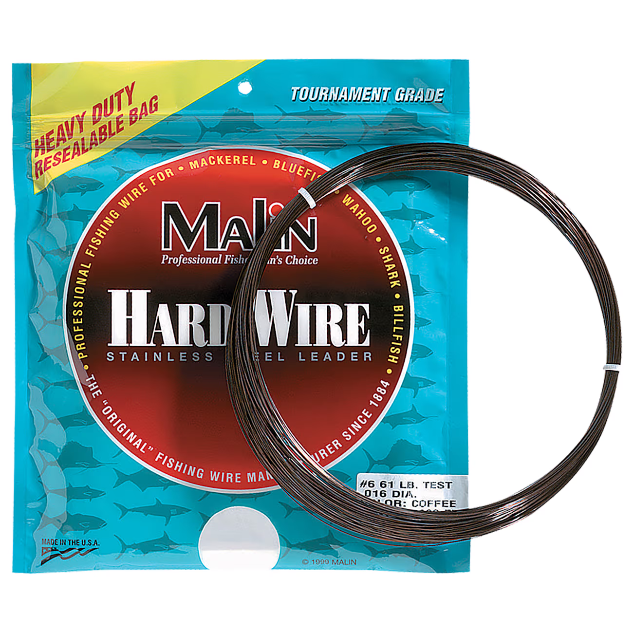 Malin Hard-Wire Stainless Steel Leader 42FT