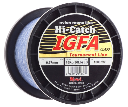 Momoi Hi-Catch IGFA Class Monofilament Line - 1000M