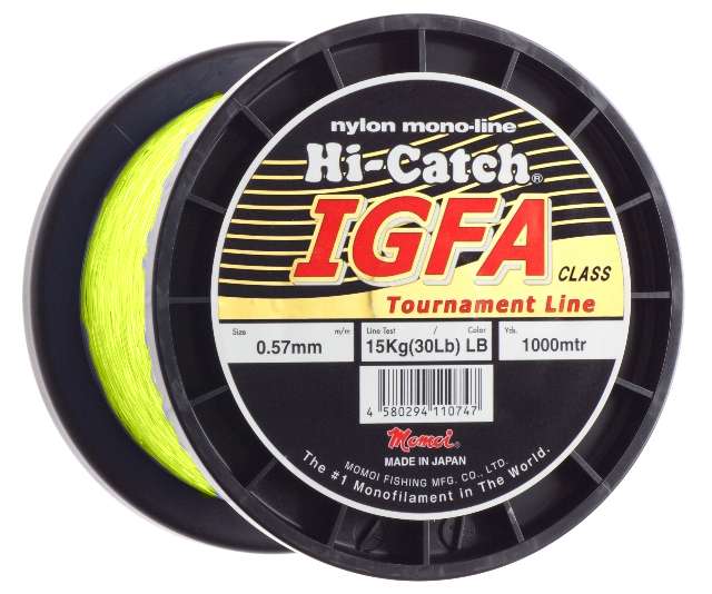 Momoi Hi-Catch IGFA Class Monofilament Line - 1000M