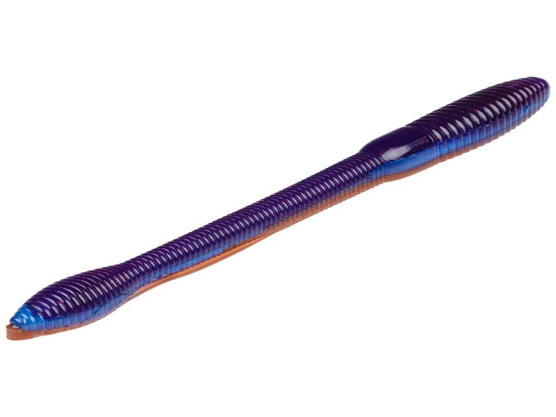 Strike King KVD Fat Baby Finesse 5 inch Soft Plastic Worm 12 pack