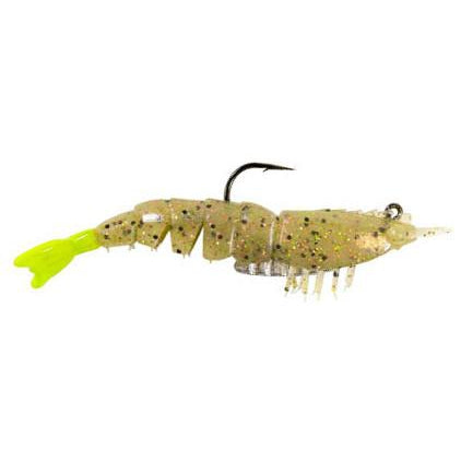 Z-Man EZ ShrimpZ 3 1/2 inch Rigged w/ Mustad Weighted Hook 2 pack