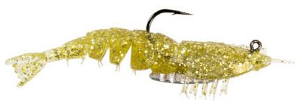 Z-Man EZ ShrimpZ 3 1/2 inch Rigged w/ Mustad Weighted Hook 2 pack