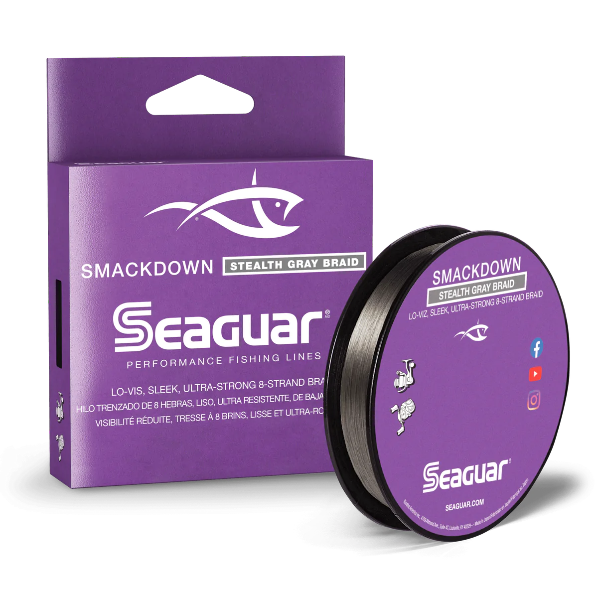 Seaguar Smackdown Braid 150 Yards Stealth Gray