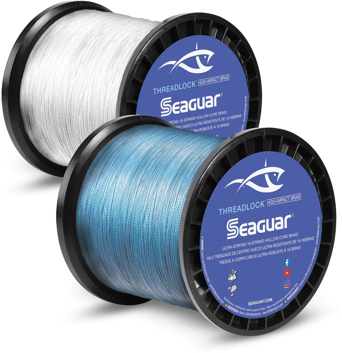 Seaguar Threadlock Braided Fishing Line White 2500 Yards