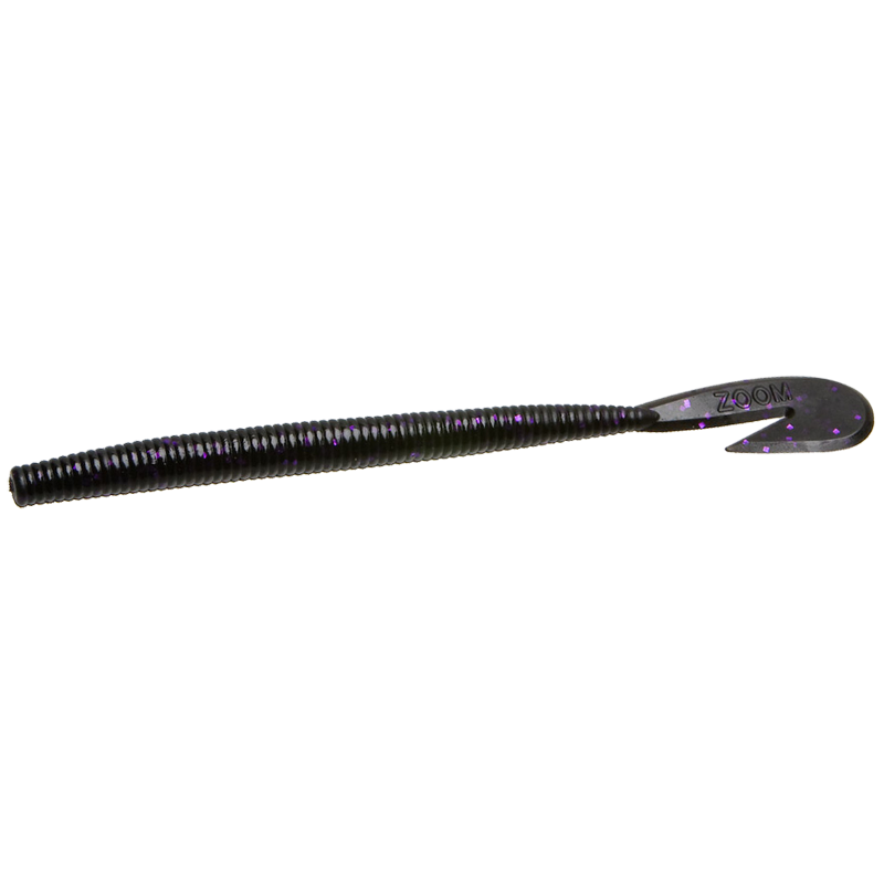 Zoom Ultra-Vibe Speed Worm 6 inch Soft Plastic Cut Tail Worm 15 pack