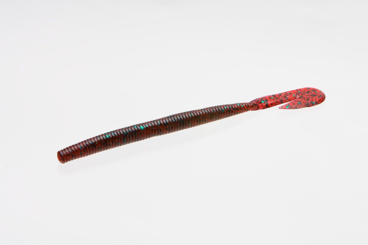 Zoom Ultra-Vibe Speed Worm 6 inch Soft Plastic Cut Tail Worm 15 pack