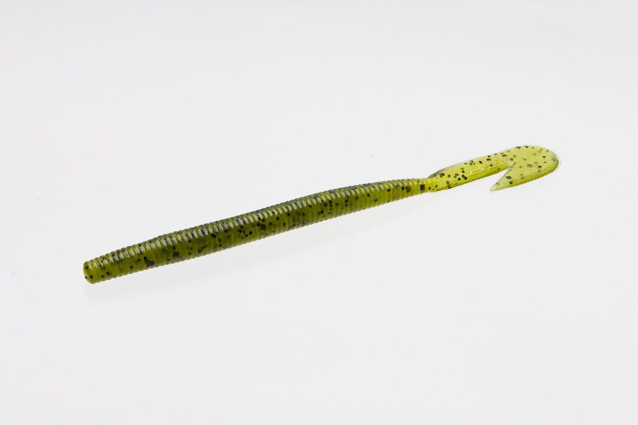 Zoom Ultra-Vibe Speed Worm 6 inch Soft Plastic Cut Tail Worm 15 pack