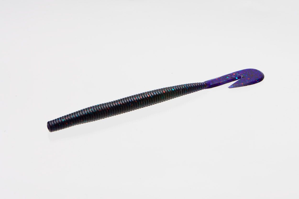 Zoom Ultra-Vibe Speed Worm 6 inch Soft Plastic Cut Tail Worm 15 pack