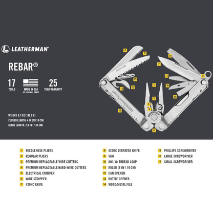 Leatherman Rebar Multitool