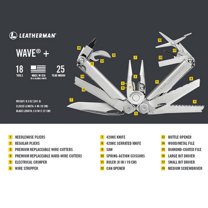 Leatherman Wave+ Multitool