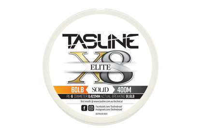 Tasline Elite 8X Pure Braid 400M