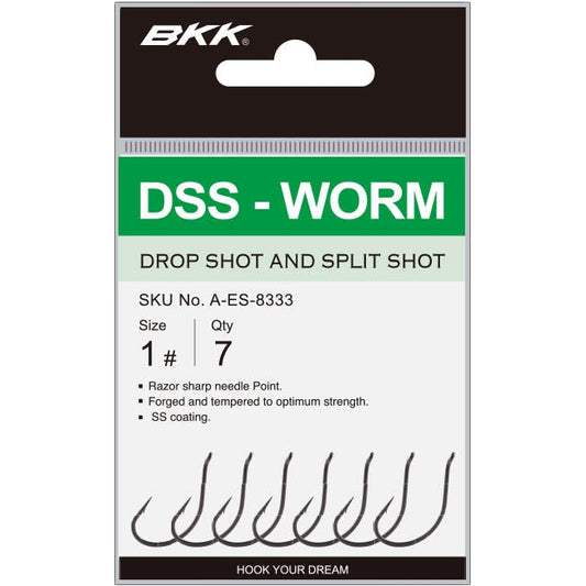 BKK DSS-Worm Drop Shot and Split Shot Hook