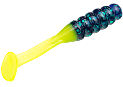 Strike King Mr. Crappie Slabalicious Soft Plastic Paddle Tail Grub 15 pack