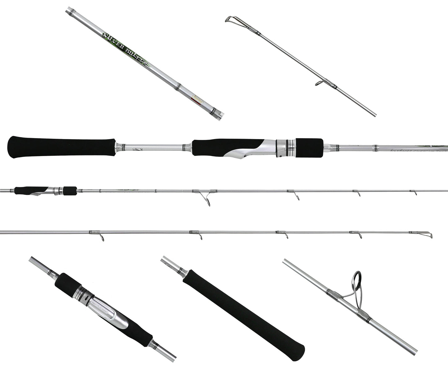 Jigging World Silver Bullet Slow Pitch Spinning Rods