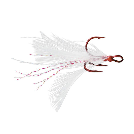 VMC 8651DT Feather Dressed X-Rap Treble Hook 2 pack