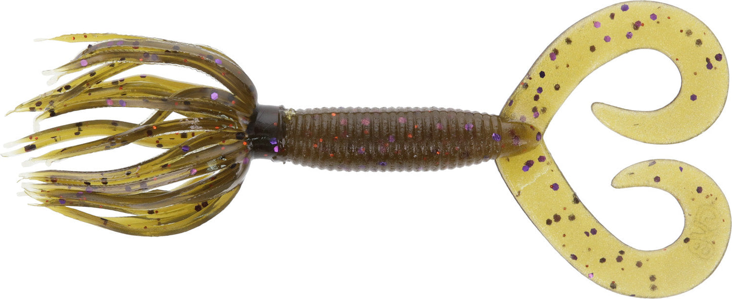 Gary Yamamoto 4 inch Double Tail Hula Grub 10 pack