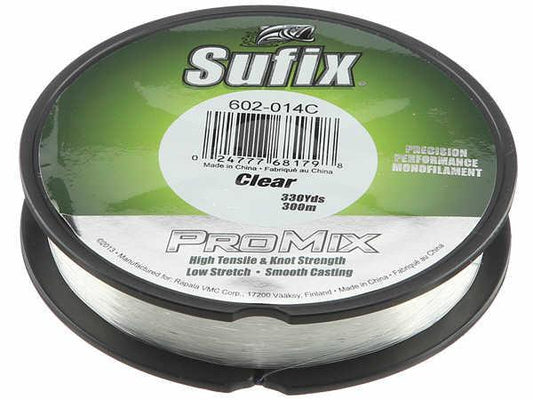 Sufix Pro Mix Clear Monofilament 330 Yards