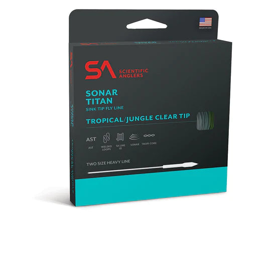 Scientific Anglers Sonar Jungle Titan Clear Tip Fly Line